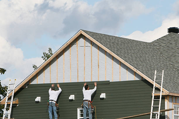 Professional Storm Damage Siding Repair technician working in Medford, NJ